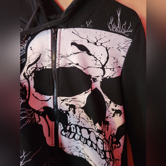 Skull Crow Hoodie - Picture 4 of 7